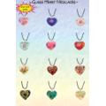 Glass Heart Necklaces