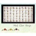 Medium Glass Ring Assortment