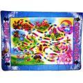Candyland Game Fleece Throw