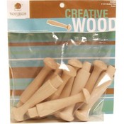 3-1/2" Shaker Peg, 9 Piece Bag