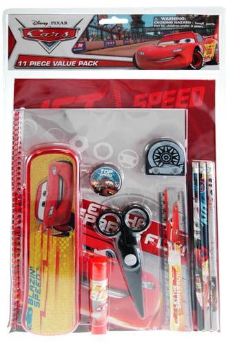 UPC 678634814319 product image for Disney Cars 11Pc Value Pack Plastic Pencil Case | upcitemdb.com