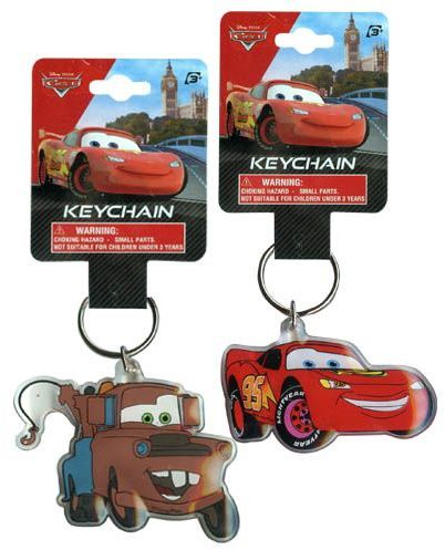 UPC 678634480132 product image for Disney Cars Lucite Shaped Keychain Key Ring | upcitemdb.com