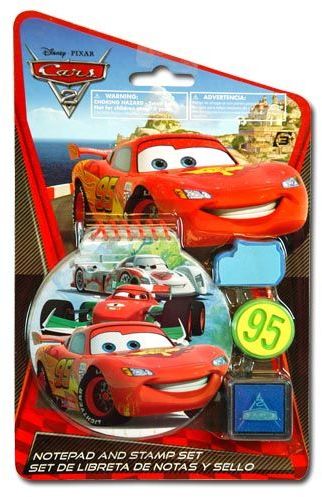 UPC 678634811448 product image for Cars 2 Notepad And Stamp Set | upcitemdb.com