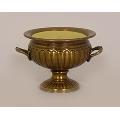 Candle In Metal Bowl