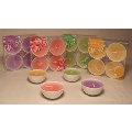 4Pk Scented Candles in Ceramic Holder