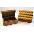 4" x 6" Inlaid Wooden Box