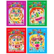 Spanish/English Funny Faces Sticker Book