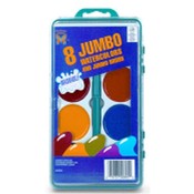 8ct. Jumbo Washable Watercolors(Case of 24)