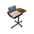 Walnut Finish Adjustable Laptop Comp.Desk Stand