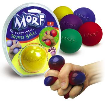 Morf Stress Squeeze Ball Yellow to Blue
