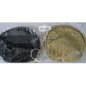 Glitter Coin Purse With Keychain
