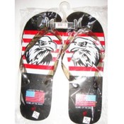 Mens's Eagle Rubber Flips Flops