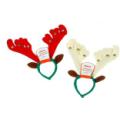 12" Reindeer Horns With Bells- 2 Styles