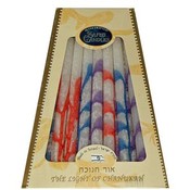 White Parfait Chanukah Candles