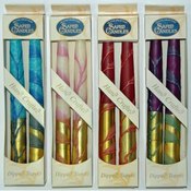Wholesale 7.5" Taper Candles - 2-Packs - "Gold Sty