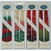 Wholesale Holiday 7.5" Taper Candles - 2-Packs -