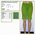 Bermuda Shorts With Wide Waist Band