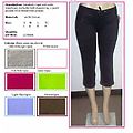 Womans Capri Bermuda Pants