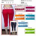 Womans Capri Bermuda Pants