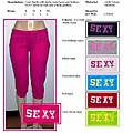 Womans Capri Bermuda Pants