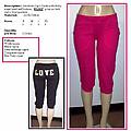 Womans Capri Bermuda Pants