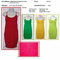 Ladies Seamless Spaghetti Dress with Floral Print