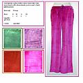 Ladies Solid Velour Pants