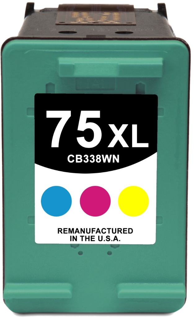Reman HP 75XL (CB338WN) Tri-Color Ink Cartridge