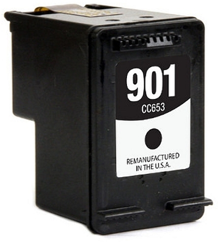 Remanufactured HP No 901 (CC653AN ) Black Ink Cartridge
