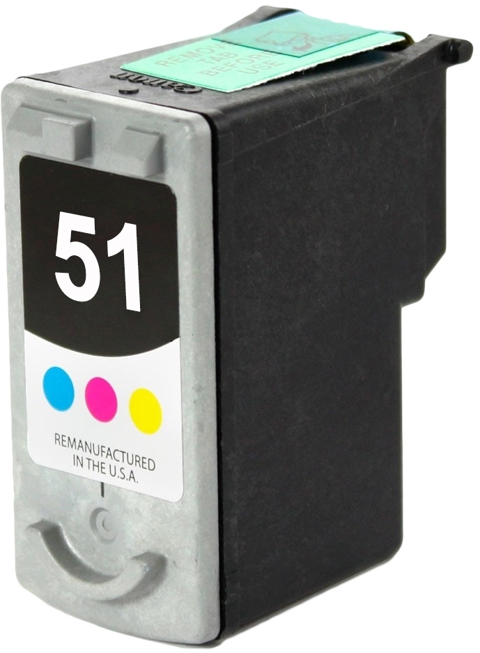 Remanufactured Canon CL-51 Color Inkjet Cartridge