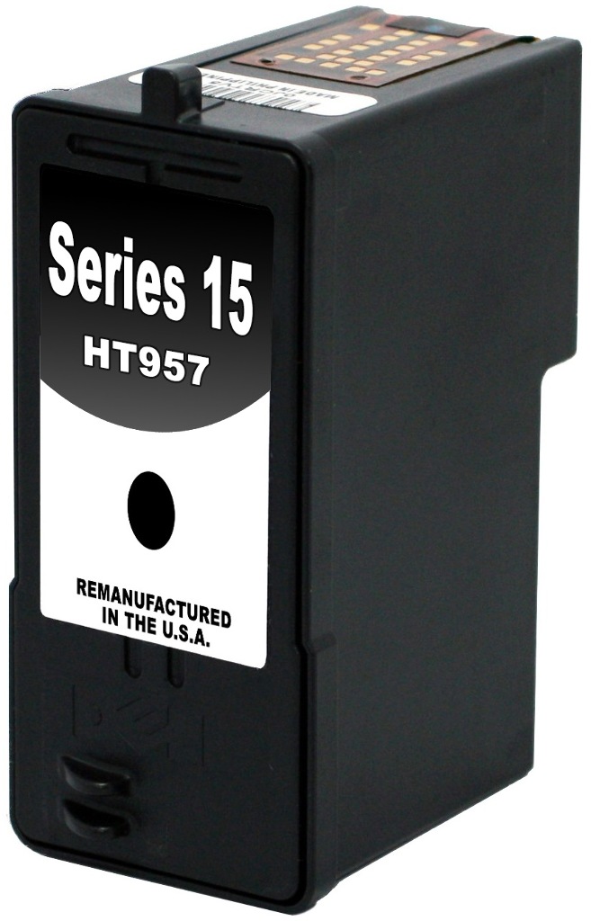 Remanufactured Dell Series 15 (HT957) Black Ink Cartridge