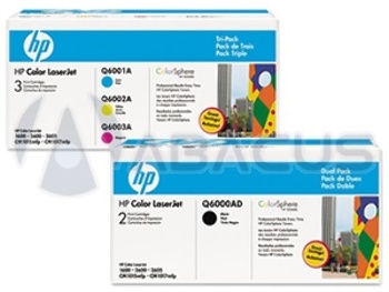 OEM HP Q6000A/Q6001A/Q6002A/Q6003A Toner Set (5-Pack)