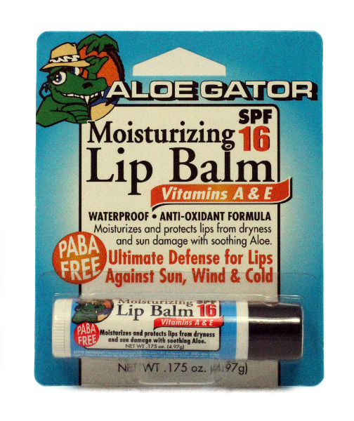 UPC 017971200001 product image for Aloe Gator Lip Balm SPF 16-Carded 0.175 oz | upcitemdb.com