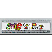 Smile, God Loves You Ruler