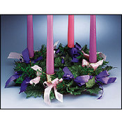 Silk Advent Wreath