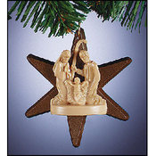 Nativity With Star Ornament