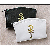 Black Zipper Rosary Case
