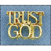 Trust God Pin