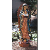18" Our Lady Guadalupe Statue