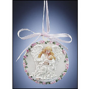 Girl Guardian Angel Crib Medal