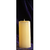 4" x 9" Ivory Paraffin Candle