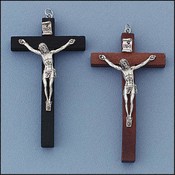 Wood Cross Pendant - Brown(Case of 12)
