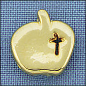 Apple Cross Pin