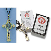 St Benedict Pendant on Cord