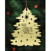 Brass Tree Ornament