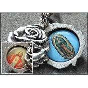 Sacred Heart/OL Guadalupe Keychain