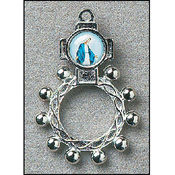 Our Lady of Grace Rosary Ring