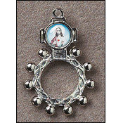 Sacred Heart Rosary Ring
