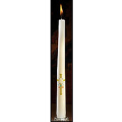 Cross/Shell Baptismal Candle