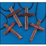 Wooden Cross Necklaces
